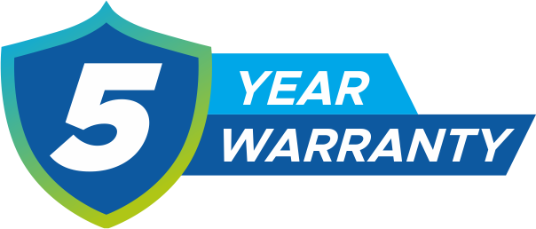 5 year warranty